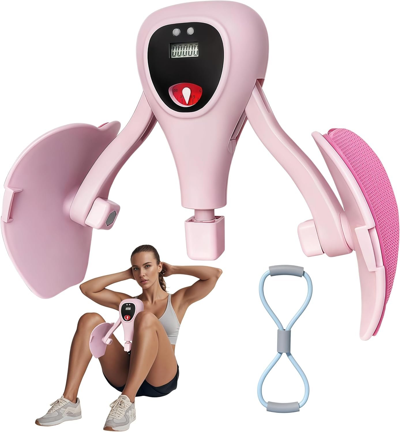Kegel Exerciser Thigh Trainer for Women Men, Large Resistance Hip Thigh Workout, Pelvic Floor Muscle Inner Thigh Exerciser for Home Gym
