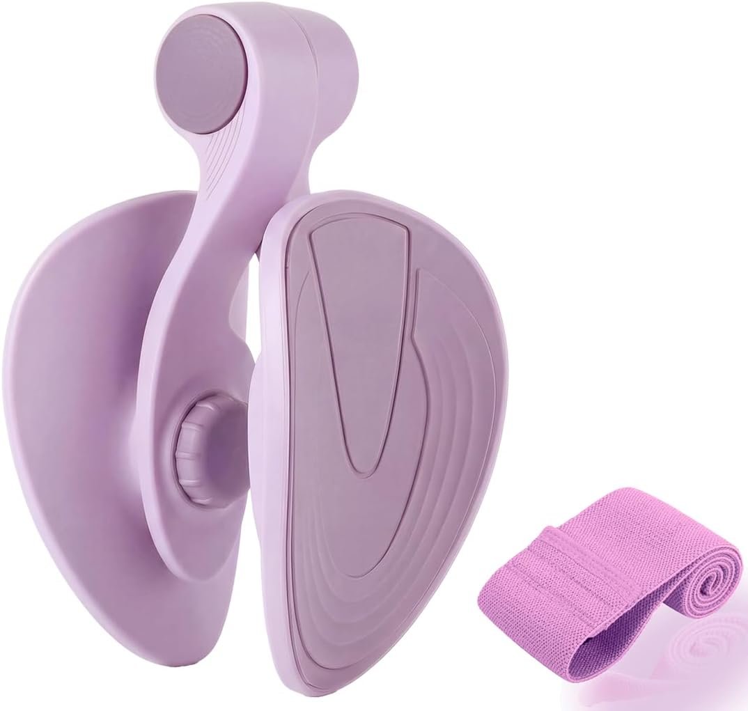 Inner Thigh Exerciser for Women Men, Pelvic Floor Kegel Trainer, Hip Leg Trainer for Postpartum Recovery, Home Gym Equipment