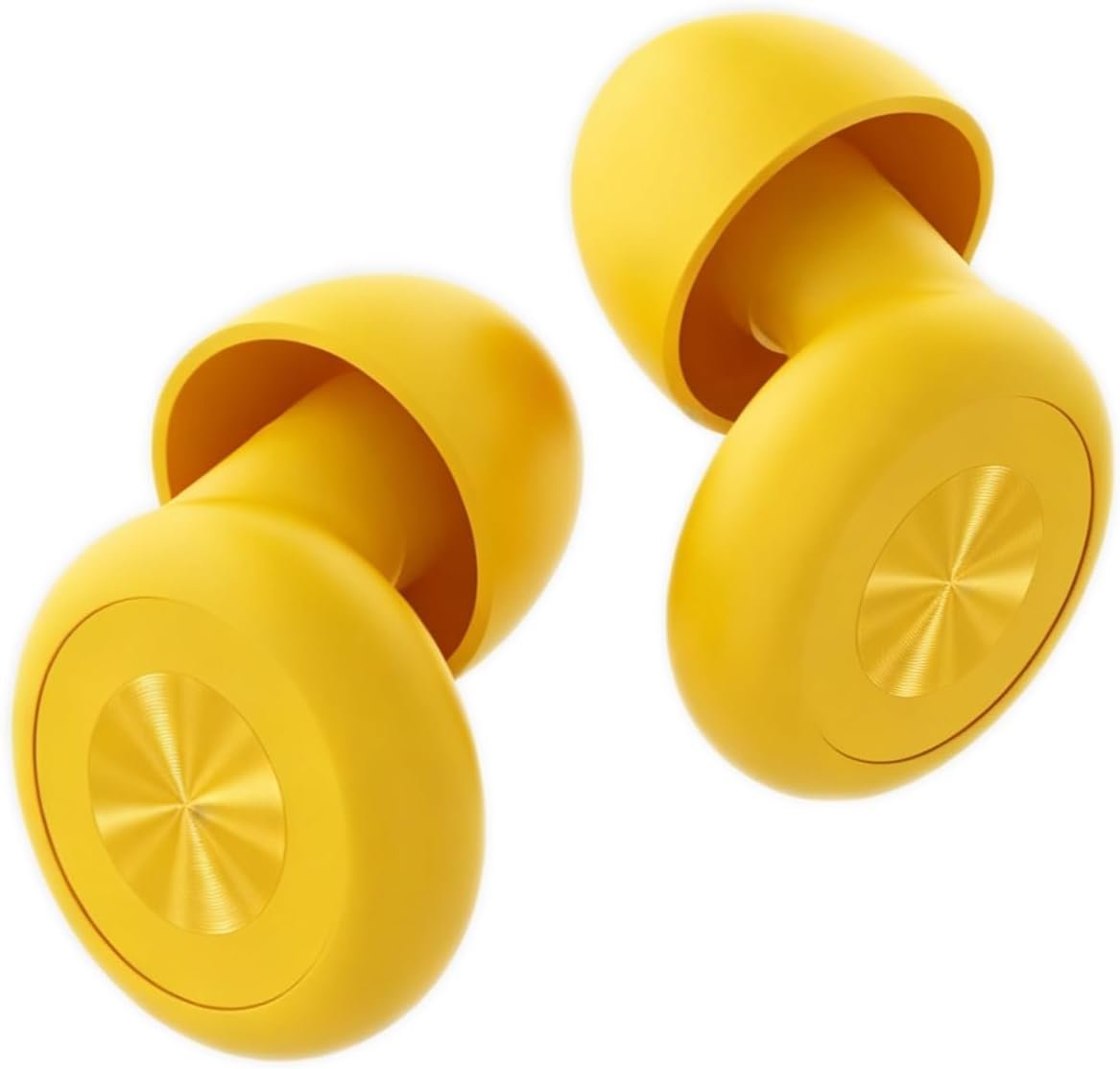 20dB Ear Plugs for Noise Reduction, Earplugs for Hearing Protection – Sleeping & Snoring, Concerts, Airplane, Socializing, Silicone Comfort Fit Ear Plugs for All-Day Noise Sensitivity Relief (Yellow)