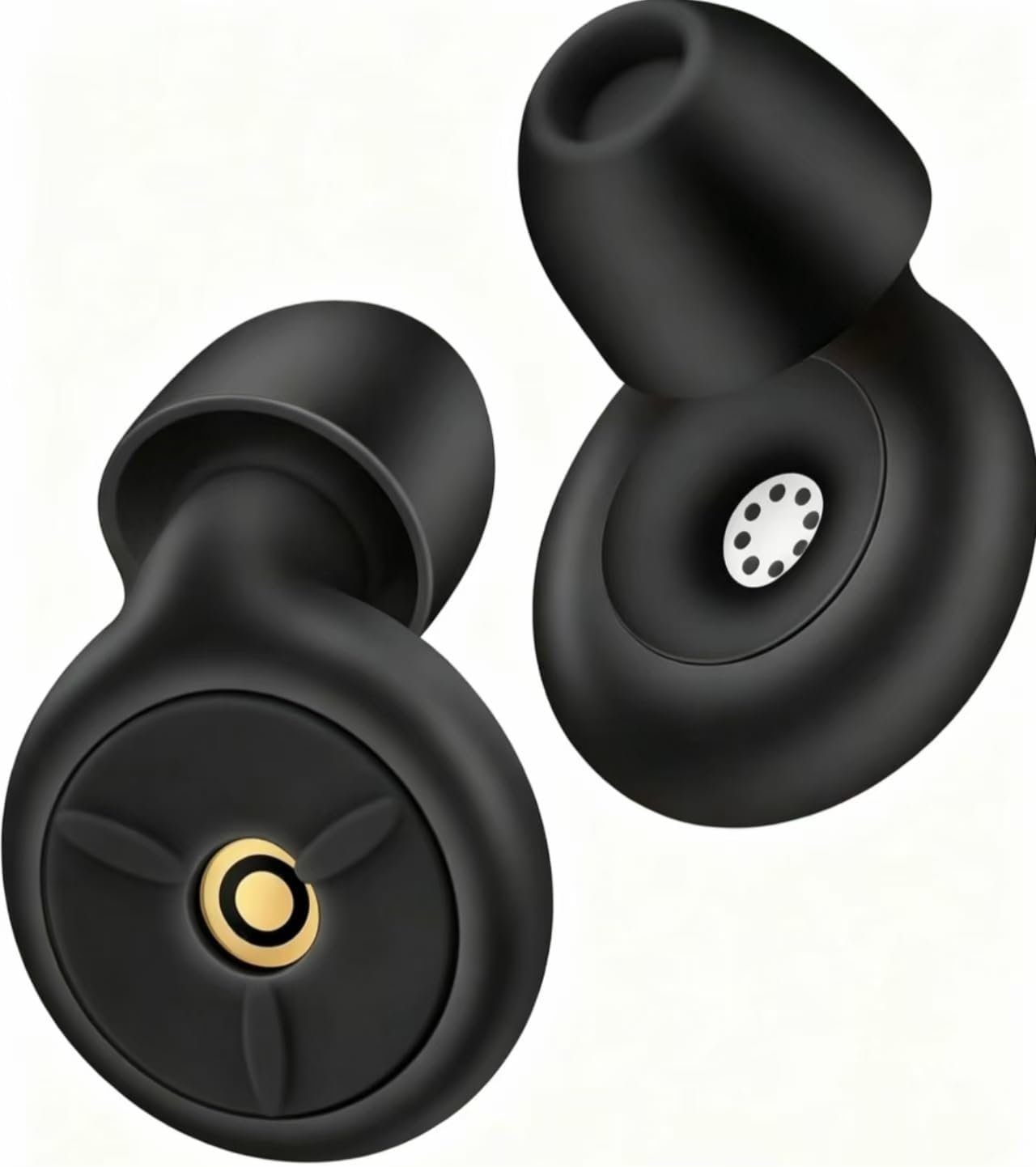 Ear Plugs – Ultra-Comfy Reusable Noise-Reducing Earplugs for Sleep, Deep Focus, Travel, Sensitivity Flexible Hearing Protection 4 Size Eartips