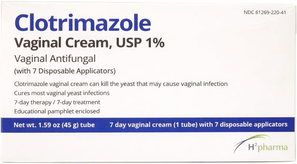 Clotrimazole Vaginal USP 1% Cream – 45 Gm