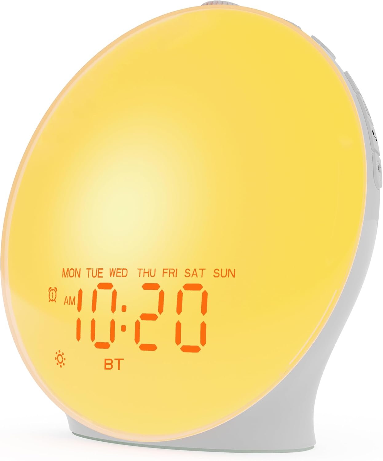 JALL Sunrise Alarm Clock White Noise Machine with 25 Nature Sleep Sounds, Fully Dimmable Clock for Bedrooms, Heavy Sleepers & Kids, 17 Light Modes, HiFi Bluetooth Speaker
