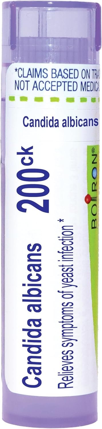 Boiron Candida Albicans 200Ck for Symptoms of Yeast Infection – 80 Pellets