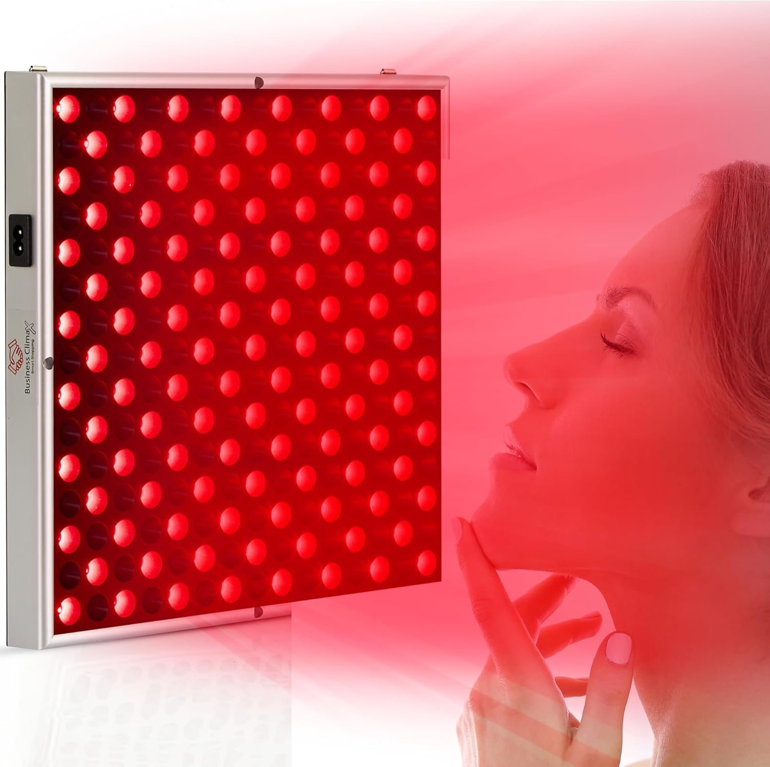 Red Light Therapy Panel for Face & Body – 45W 660nm Deep Red & 850nm Near Infrared Light Therapy Device – Skin Care, Pain Relief, Muscle Recovery & Hair Growth – Adjustable Hanger