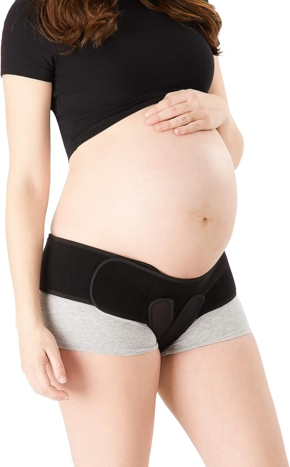 Belly Bandit V-Sling Pelvic Support Band – Adjustable Maternity Belly Band – Pregnancy Support Belt for Pelvic Pain, Vulvar Varicosities, SPD, Prolapse – Maternity Belt for Pregnant Women, XS-M