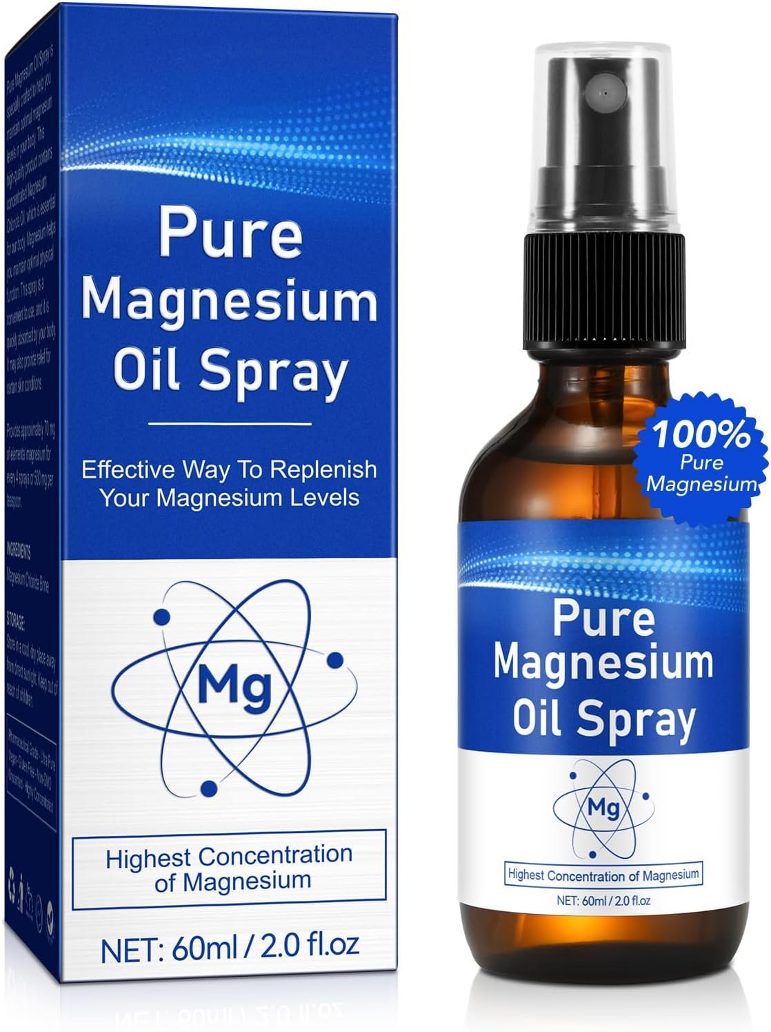 Xaarty Magnesium Oil for Feet, Pure Magnesium Oil Spray, Nourish The Skin, Unclog Pores, Alleviate Hair Loss, 2 Oz