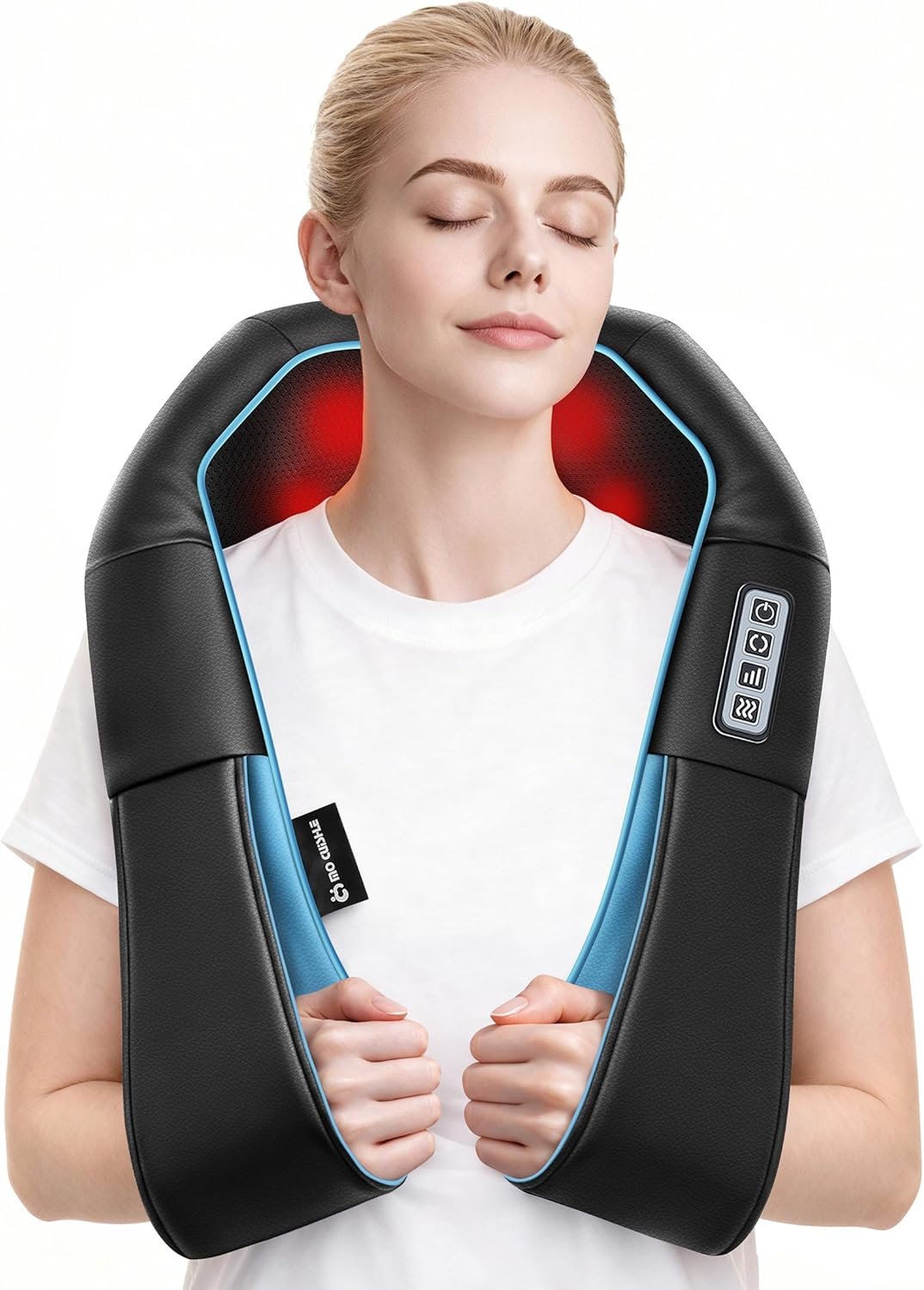 Mo Cuishle Shiatsu Neck and Shoulder Massager with Heat – Deep Kneading Massage for Relaxation – Ideal for Christmas, Mother’s Day, Father’s Day, Gifts for Men, Women, Mom and Dad