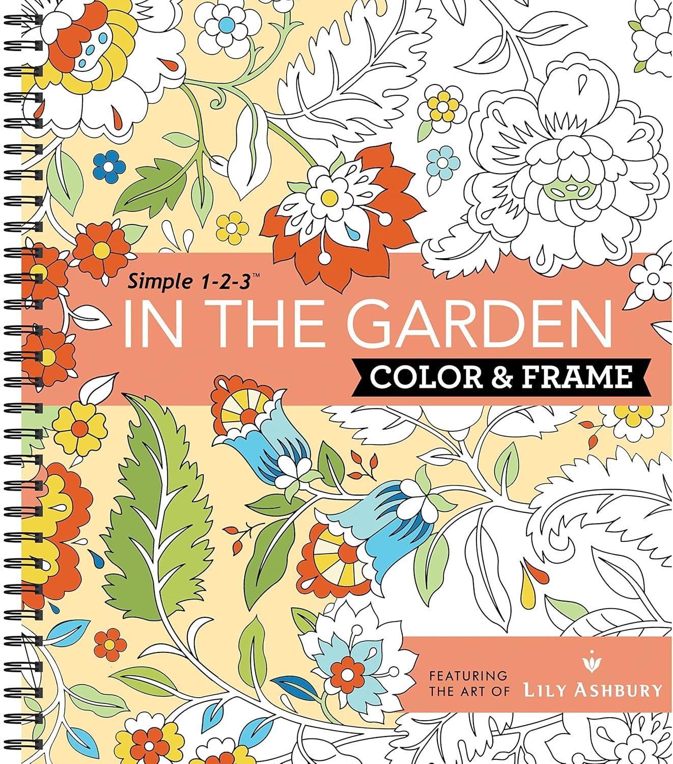 Color & Frame – In the Garden (Adult Coloring Book)