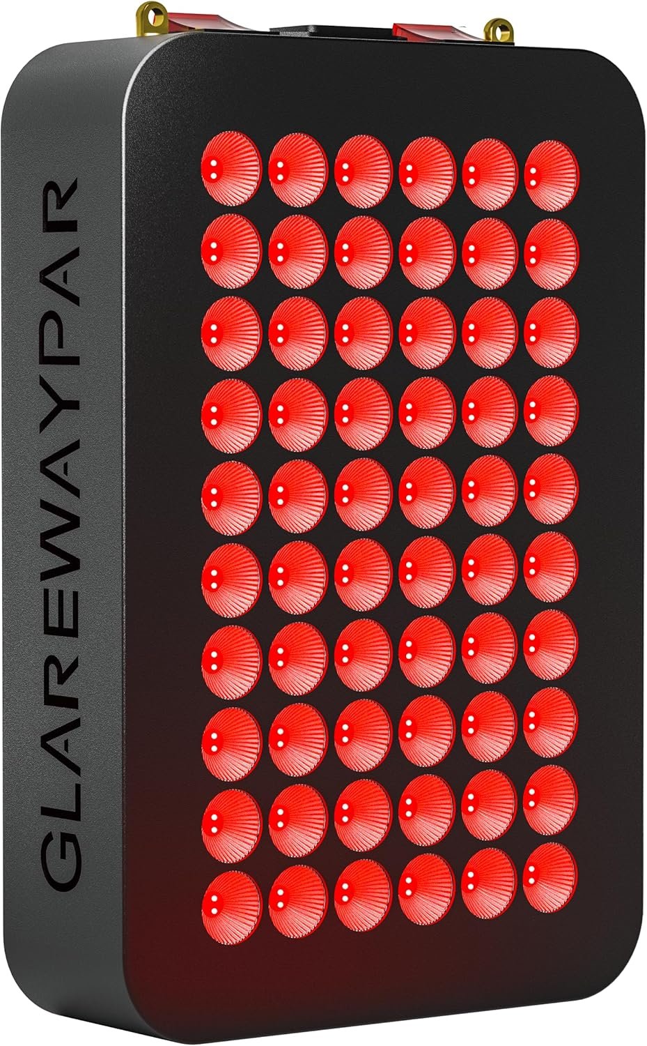 LED Red Light Therapy Panel, Near Infrared Light Therapy Device with 60 660nm Red LEDs and 60 850nm NIR LEDs, High Power Red Light Therapy Lamp at Home, Ideal for Body, Face, Black